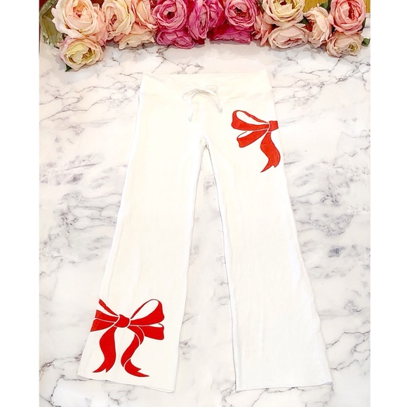 NWOT Wildfox Gift Wrapped Tennis Club Sweatpants M - Picture 4 of 13